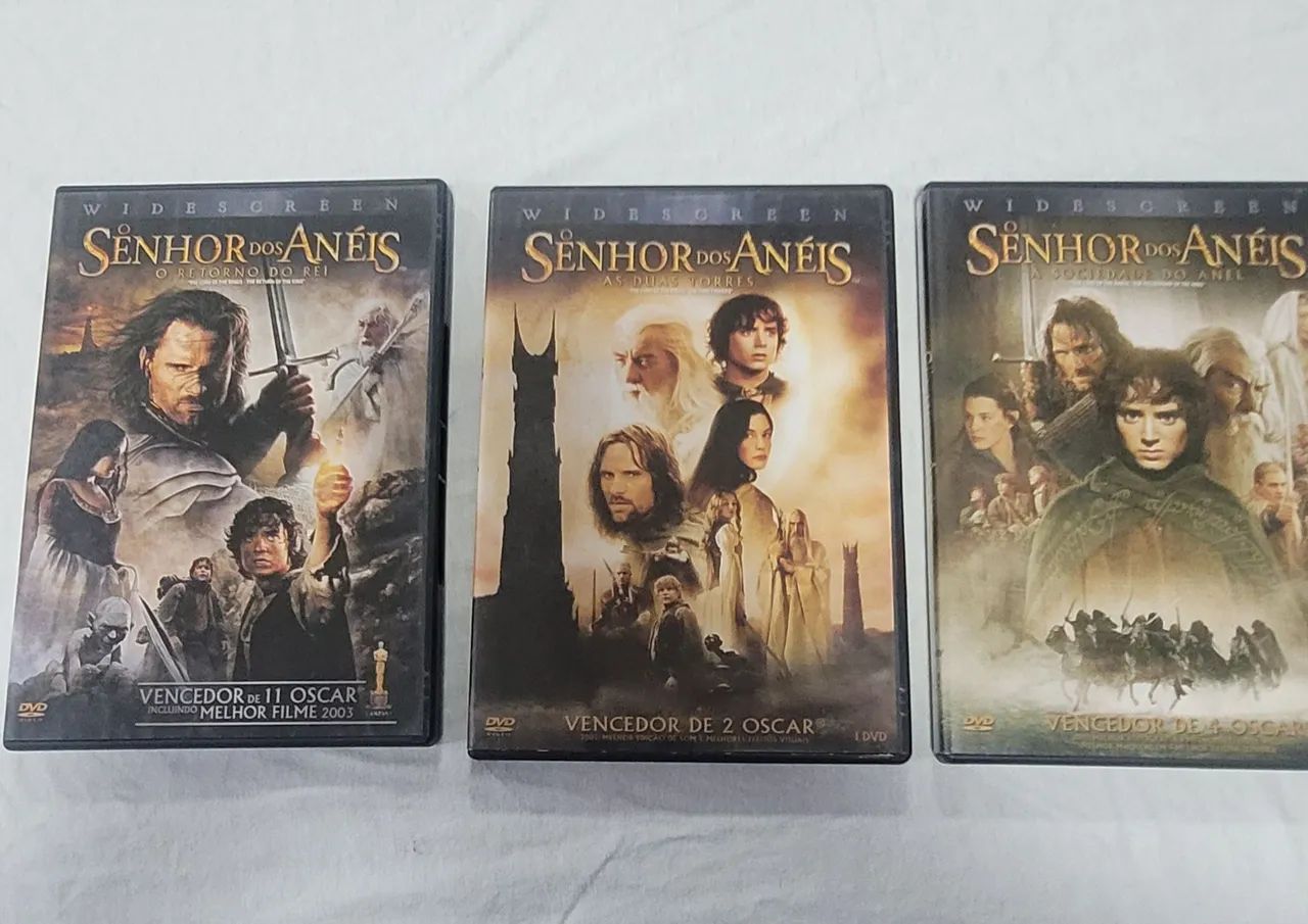 Senhor dos Anéis Coleção DVDs - Foto 2