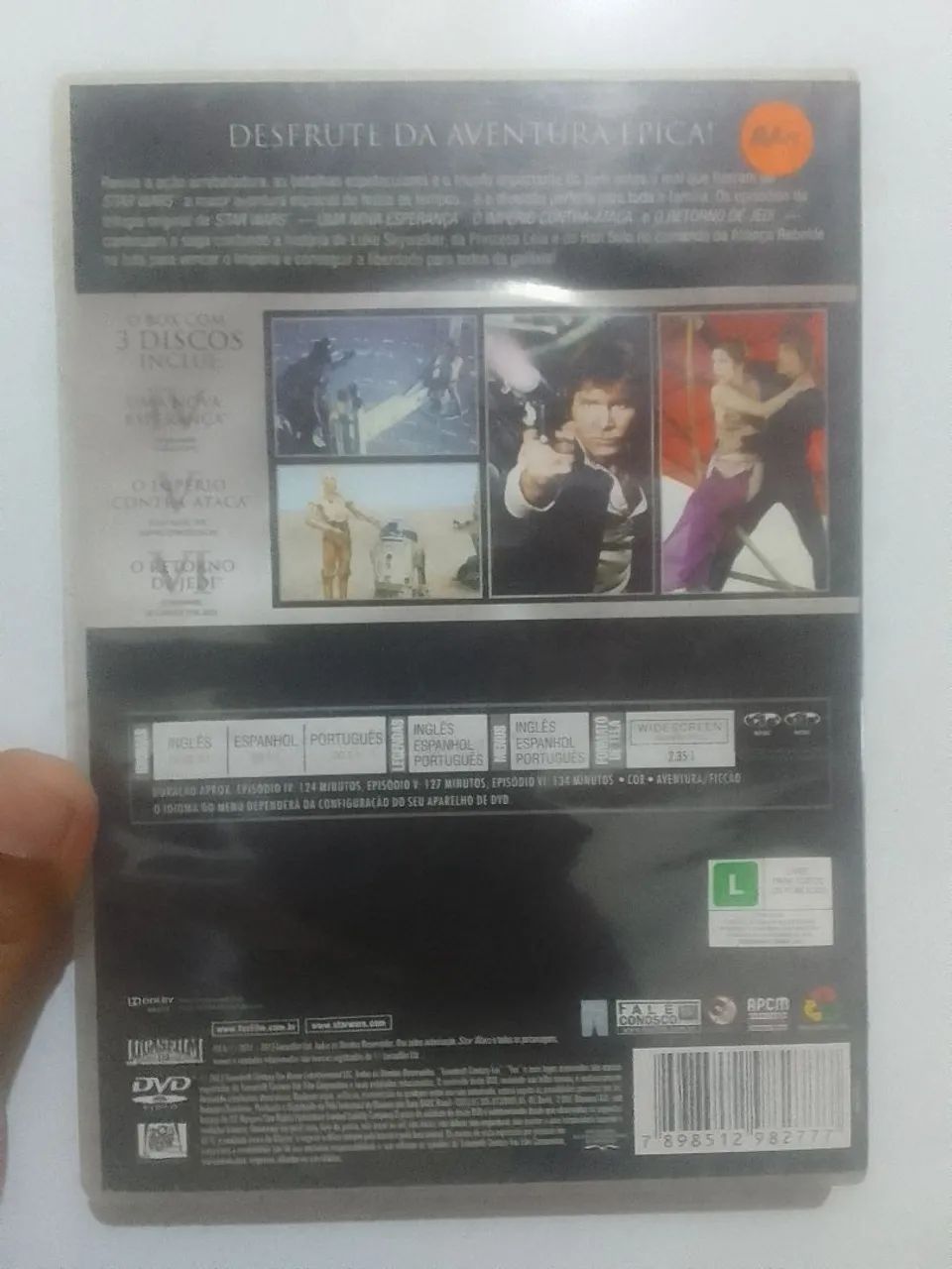 Box DVD - Star Wars / Completo 03 Cds. - Foto 2
