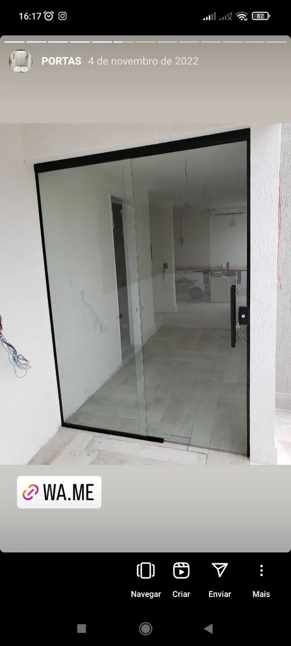 Porta em vidro temperado  - Foto 3