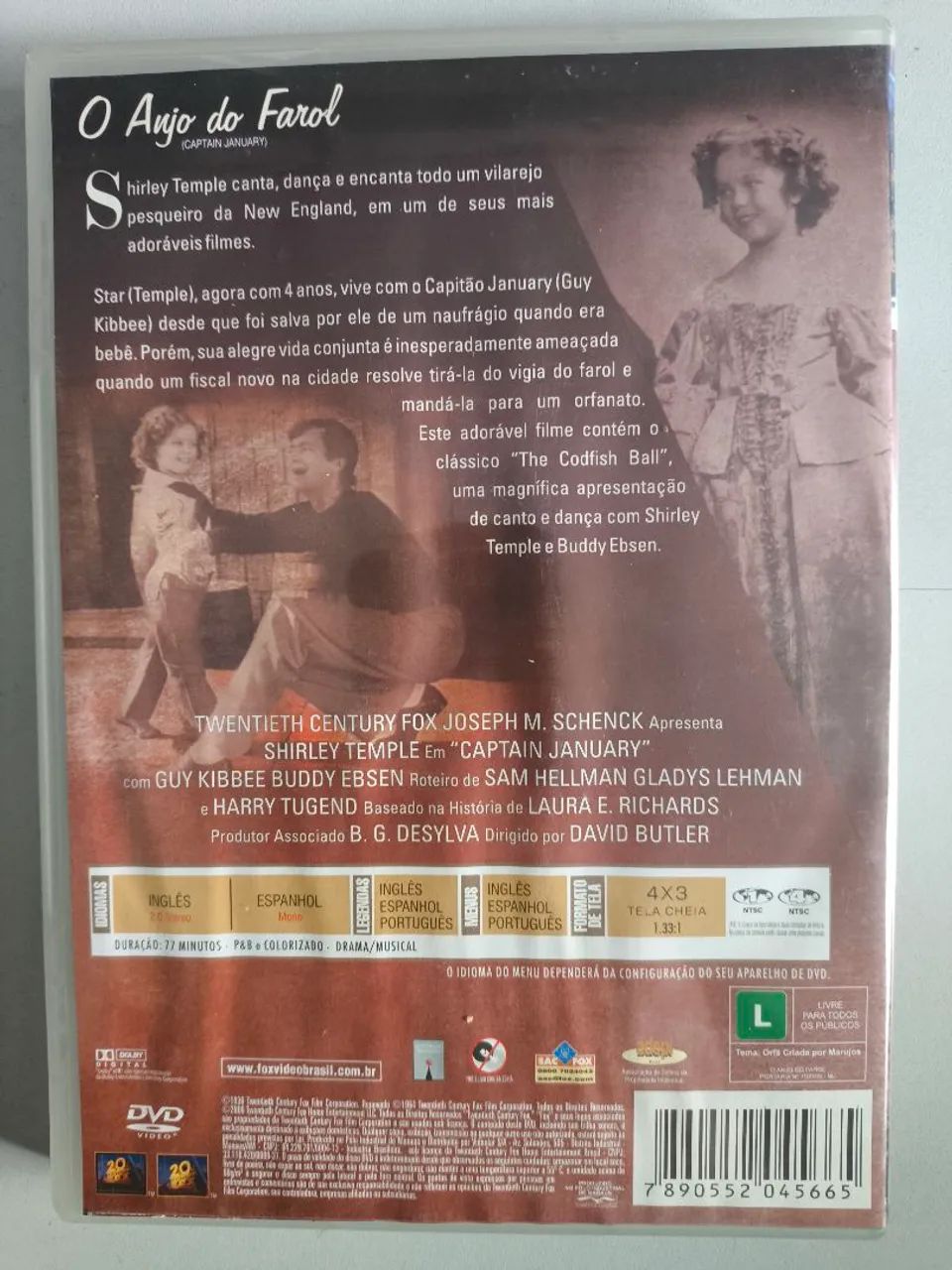 DVD O Anjo do Farol - Shirley Temple - Foto 2