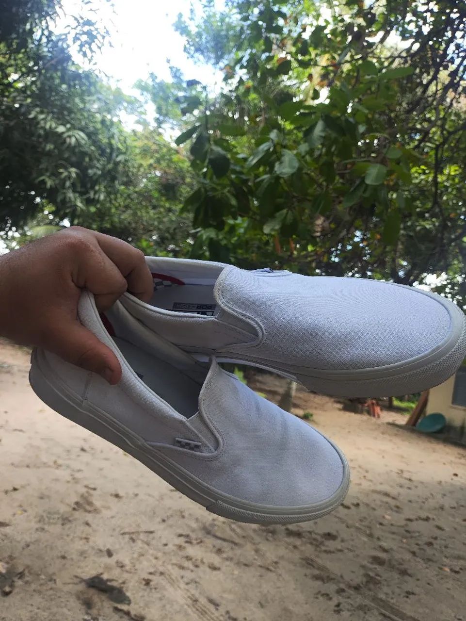 Tênis skate VANS Slip On Branco
