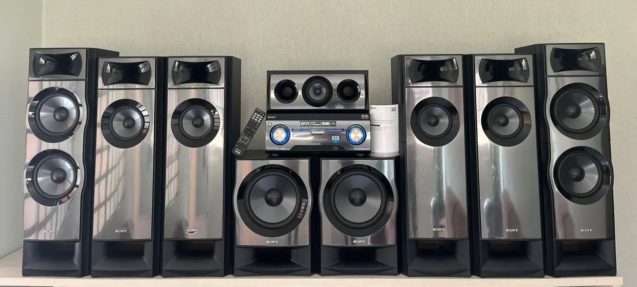 Exclusivo Home Theater Sony Muteki Ht-m7 2012 Watts Rms HDMI USB Leia Desc