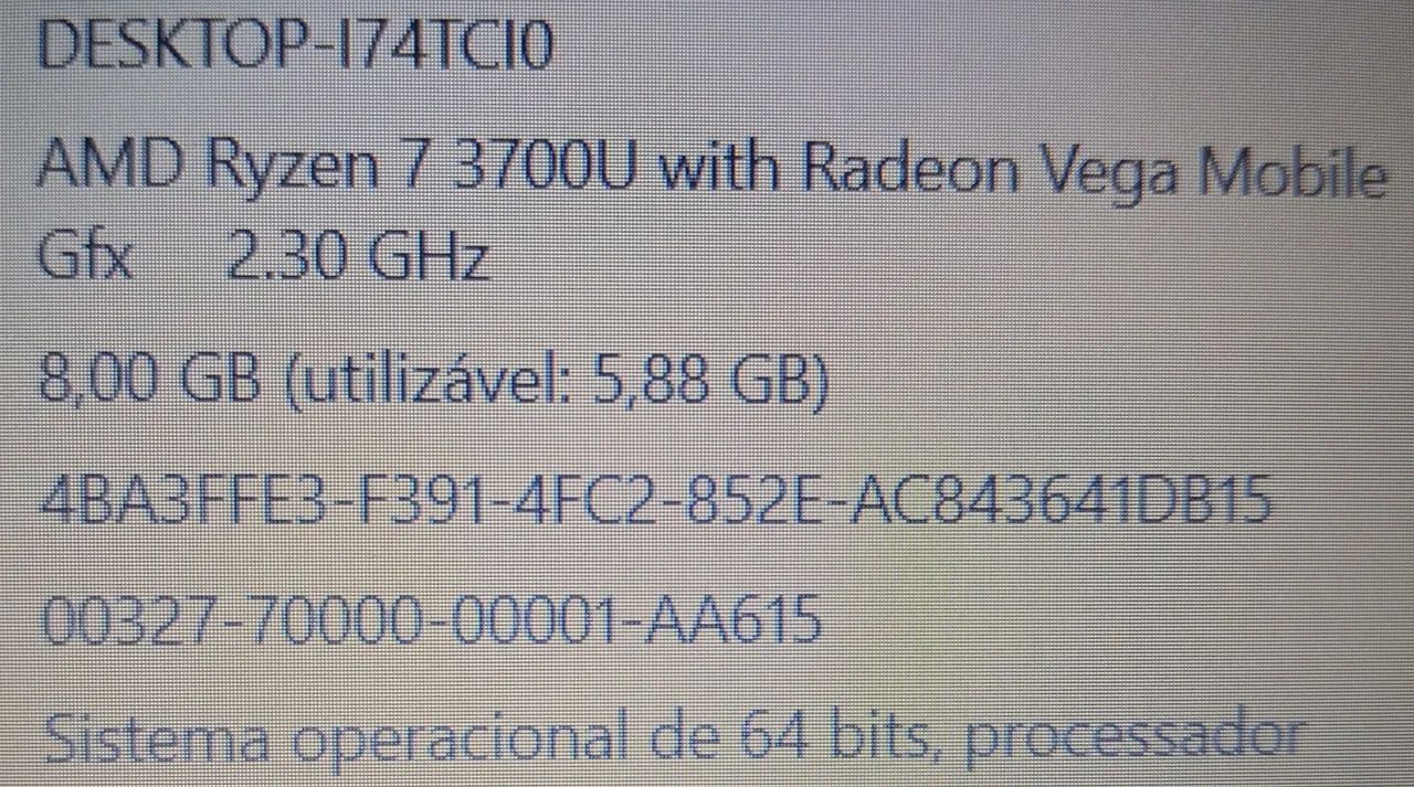 NOTEBOOK LENOVO RYZEN 7 R$ 1.899 - Foto 5