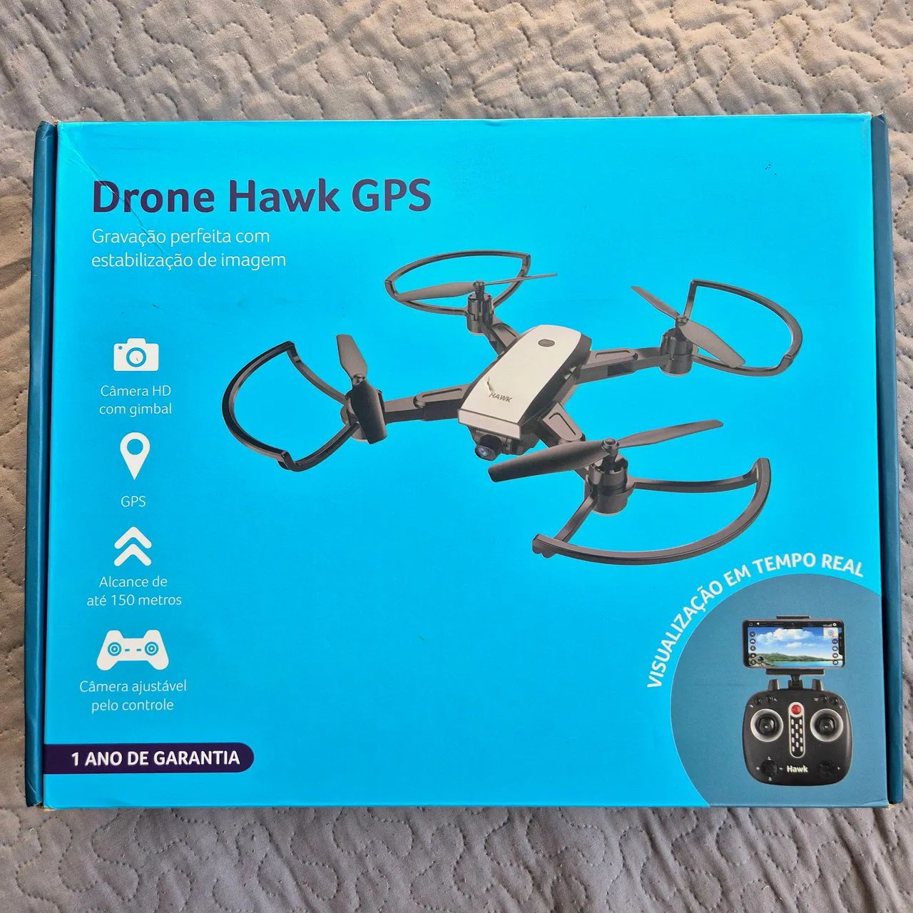 [imperdível!!!] - multilaser drone hawk es257 - nunca usado!