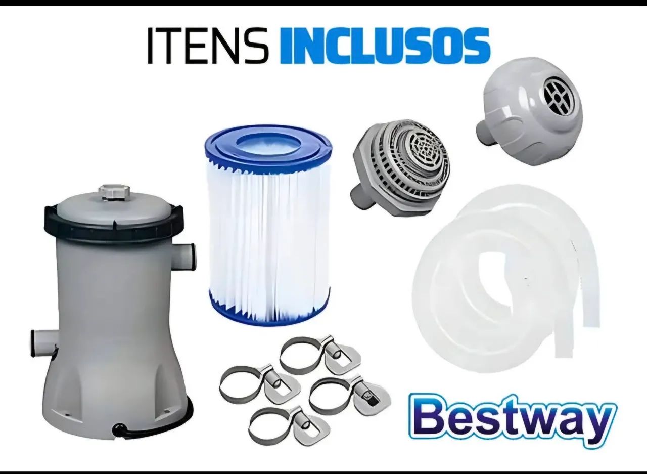 Piscina Estrutural Bestway 6.473 Litros, completa.ta - Foto 3