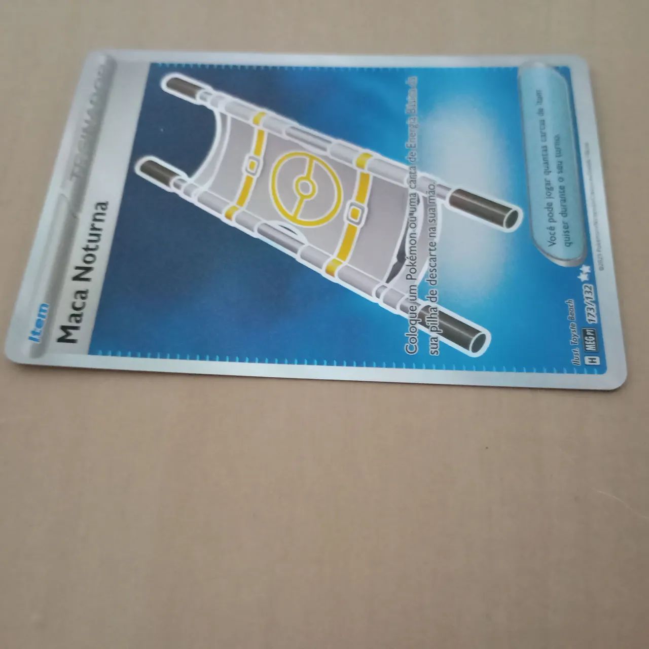 Card Pokémon - Maca Noturna - 173/132 da Coleção Lançamento: Mega Evolução 2025 - Foil  - Foto 3