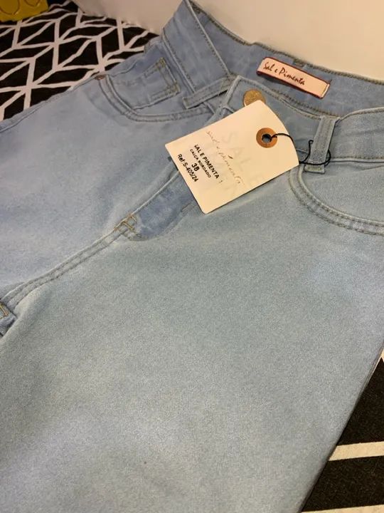 Calça Jeans Clara Sal e Pimenta - Foto 2