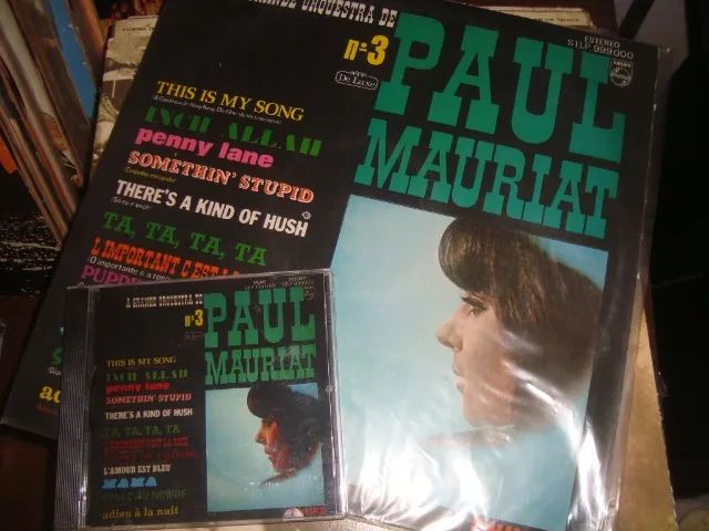 Paul Mauriat, Combo com 4 Lps e de brinde a transformação destes 4 em CD, vol 1 ao vol 12 - Foto 3