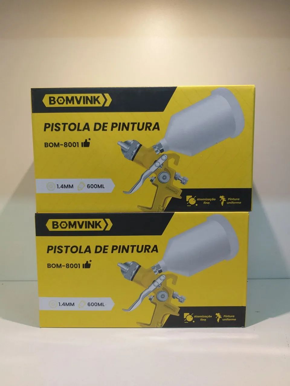 Pistola de Pintura Bomvink BOM-8001 - 1.4mm - Foto 2