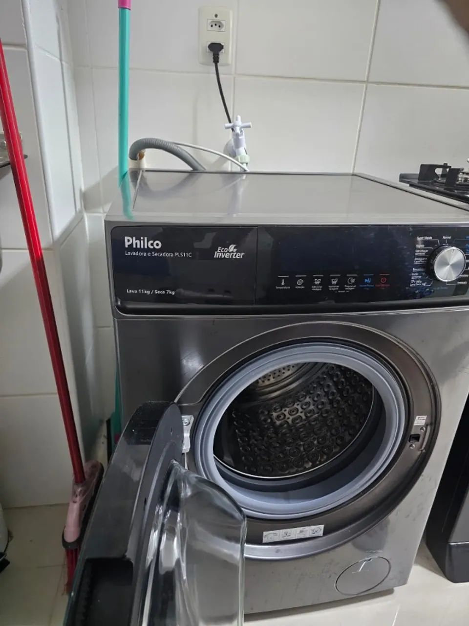 Lavadora nova Philco Inverter PLS11C 11kg - Foto 4