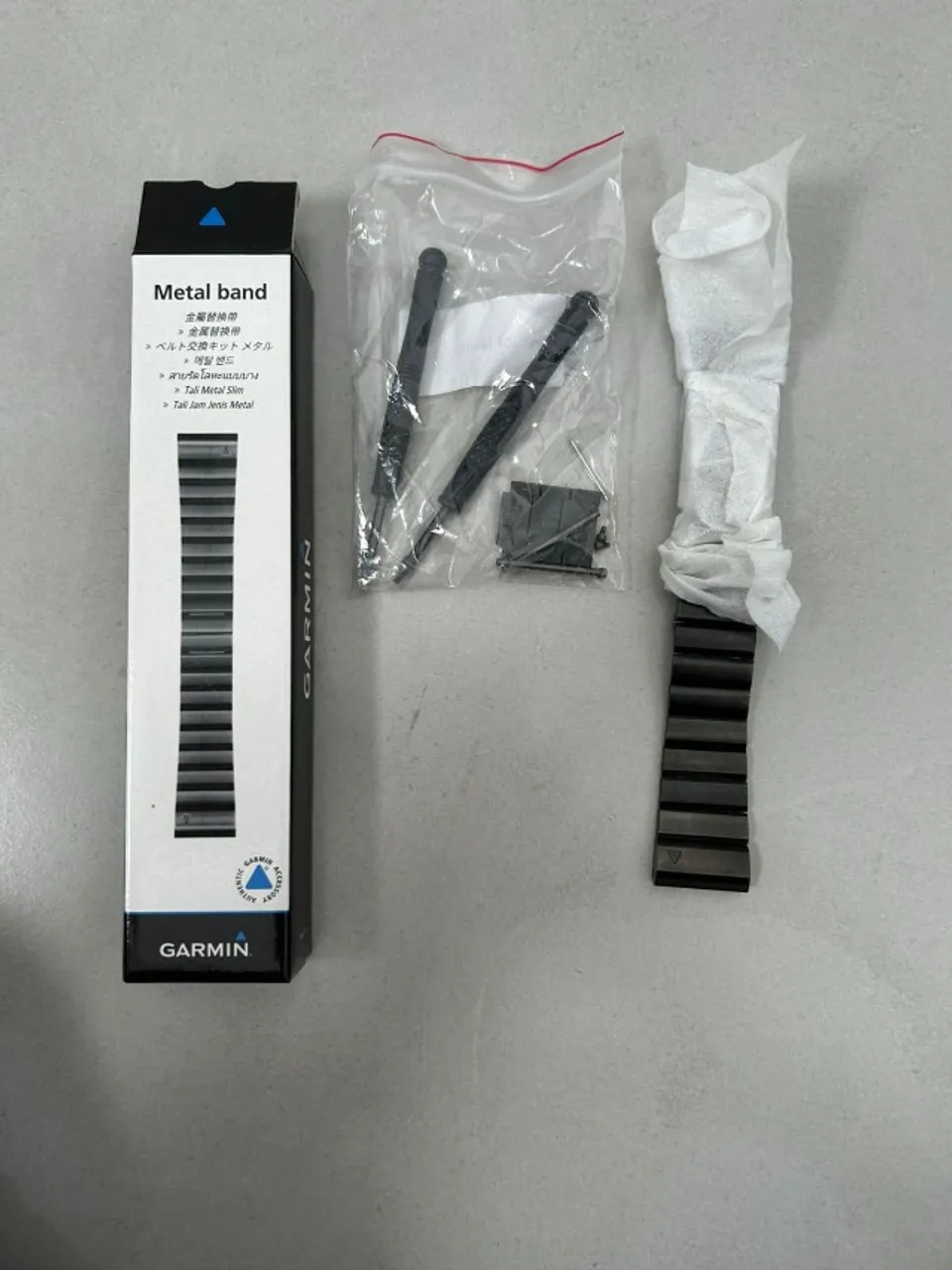 pulseira garmin fenix 3 / 5x / 6x / 7x titanio original