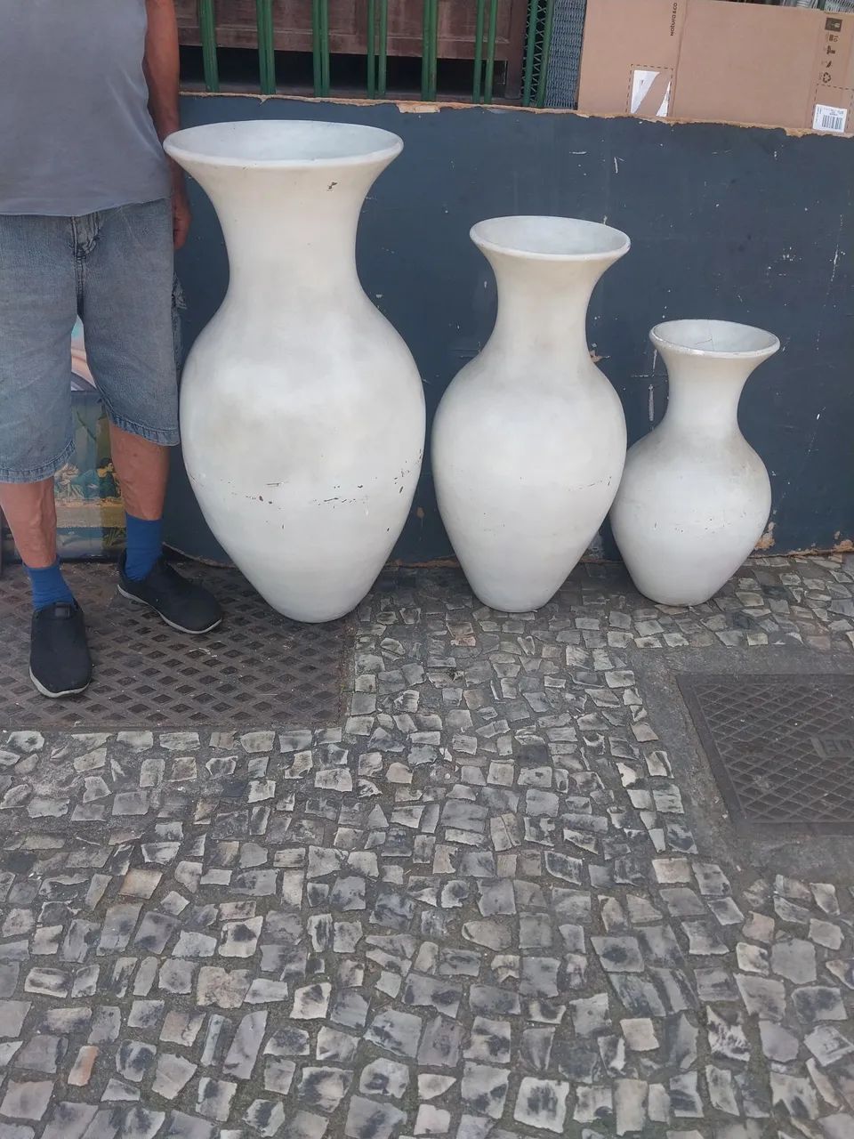 3 VAZOS CERÂMICA 