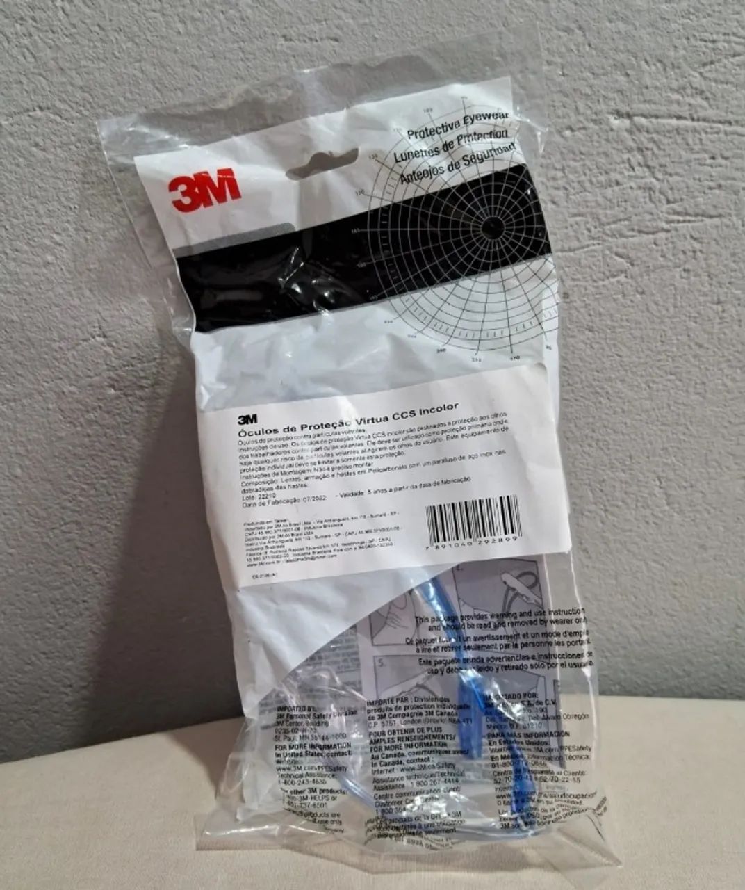 Óculos 3M  Ccs incolor  - Foto 2