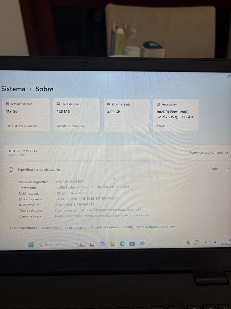 Laptop Dell Inspiron 3501 - Foto 3