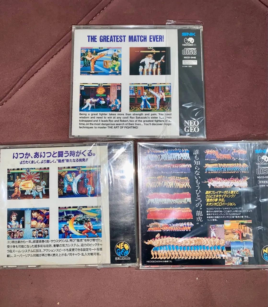 Coleção 3 jogos Art of Fighting - Neo Geo CD - Foto 2