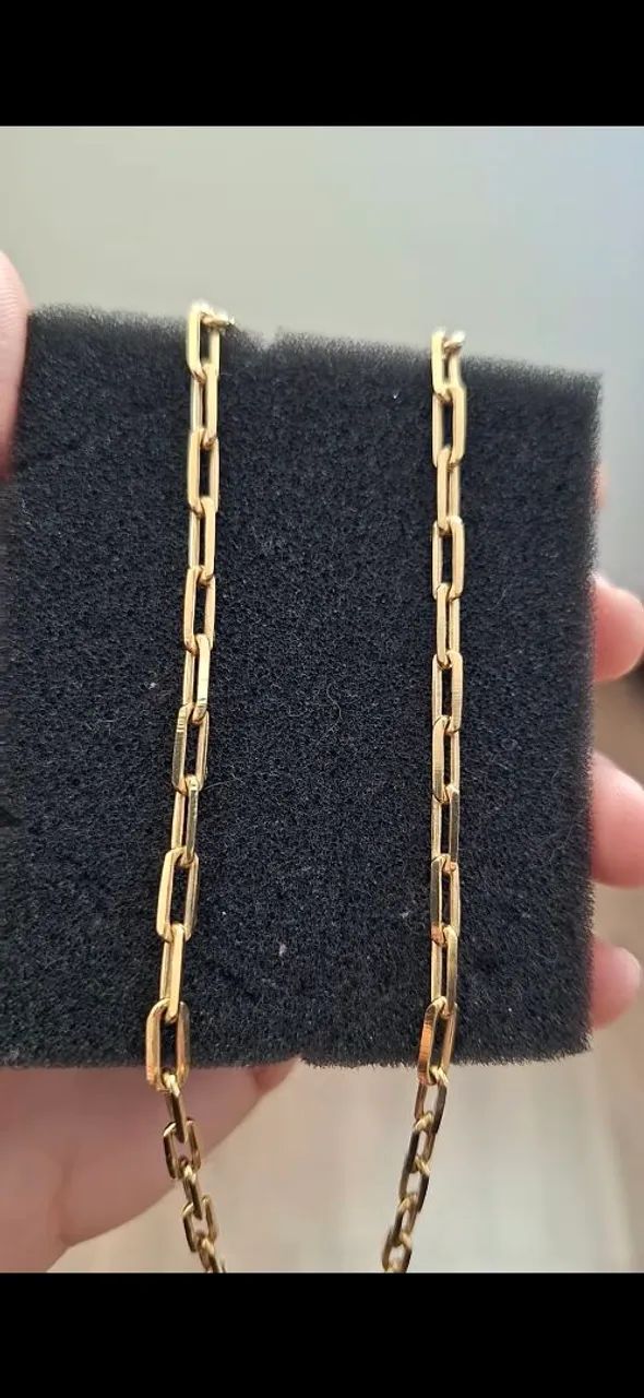 Corrente cartier banhado a ouro  - Foto 3