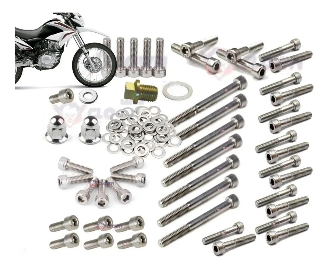 Parafusos Inox Motor 150 Honda. - Foto 3