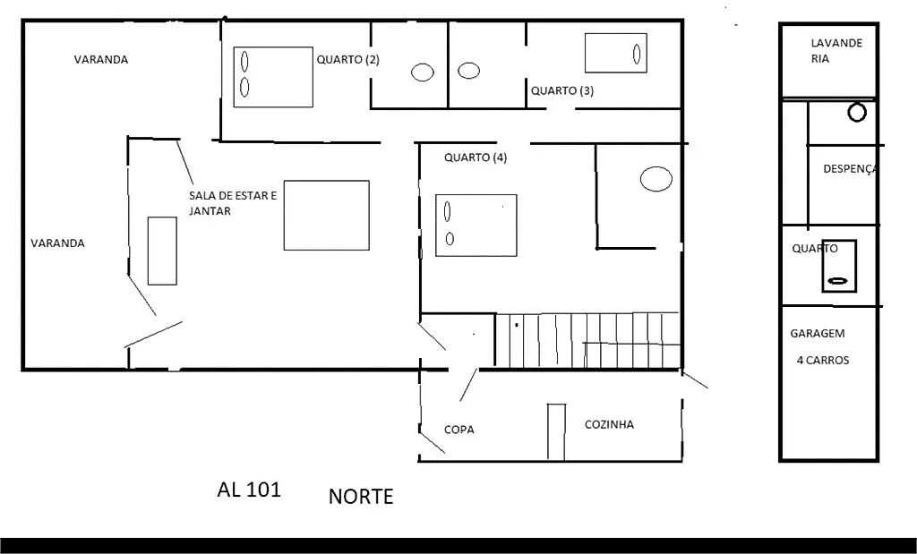 Casa 4 Quartos com 3 Suítes e 300m² - Riacho Doce - Foto 4