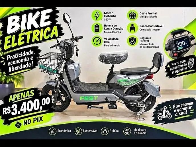 Bicicleta elétrica 