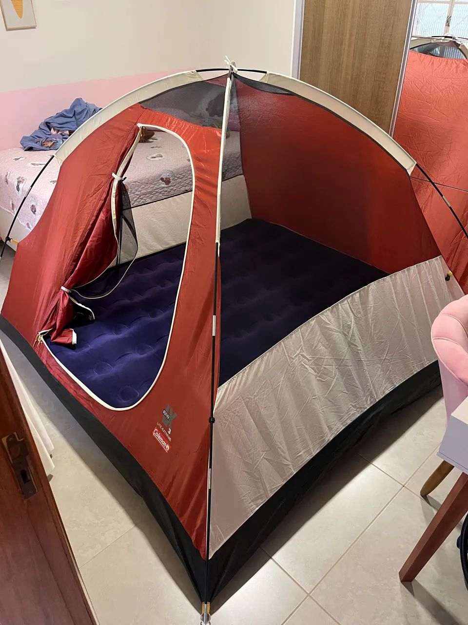 Barraca de camping Coleman Lx3 para 3 pessoas e quase sem uso - Foto 3