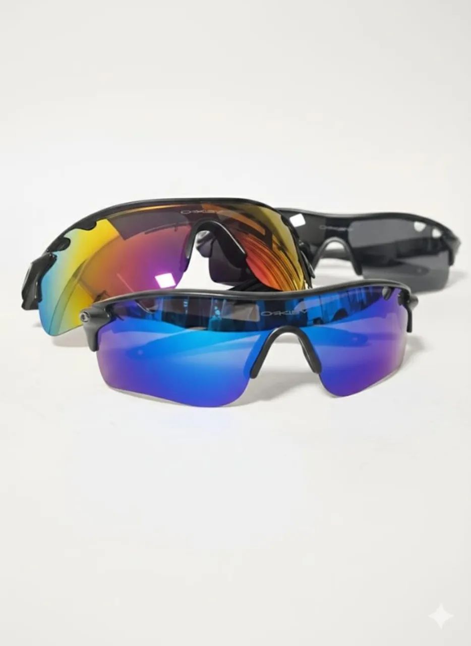 Óculos de Ciclismo/Corrida Lente Espelhada Premium - Várias Cores! - Foto 2