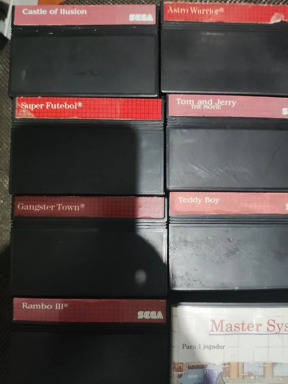Lote 11 jogos de master System games sms - Foto 3