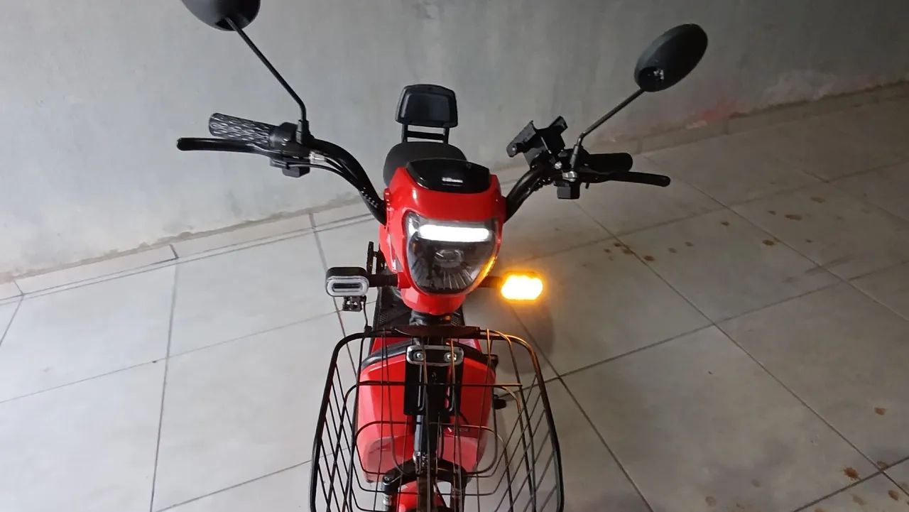 Bicicleta elétrica com Bluetooth alarme presença 48v - Foto 3