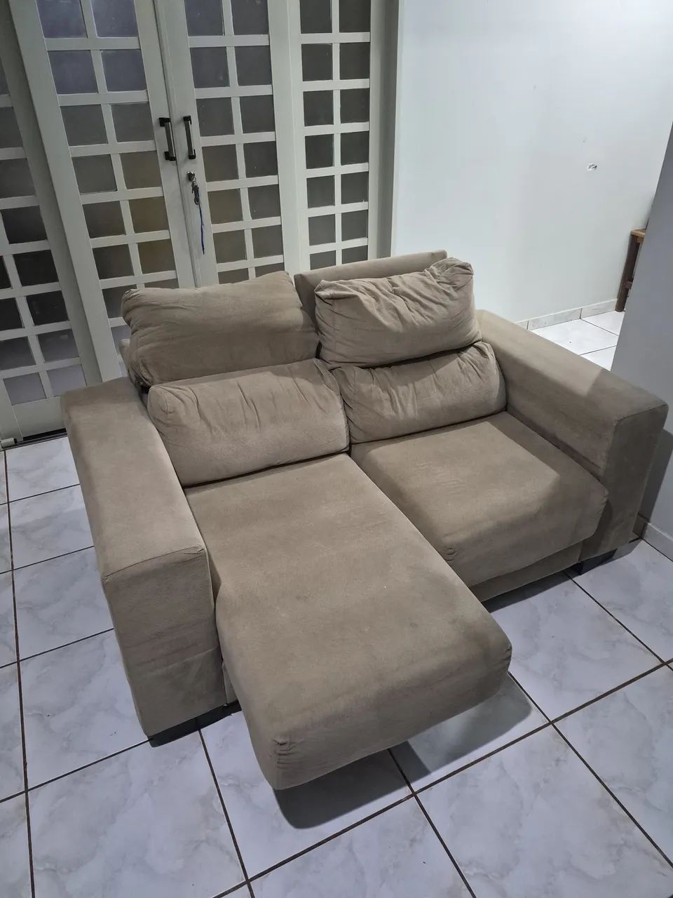 vendo sofa 2 lugares grande reclinável