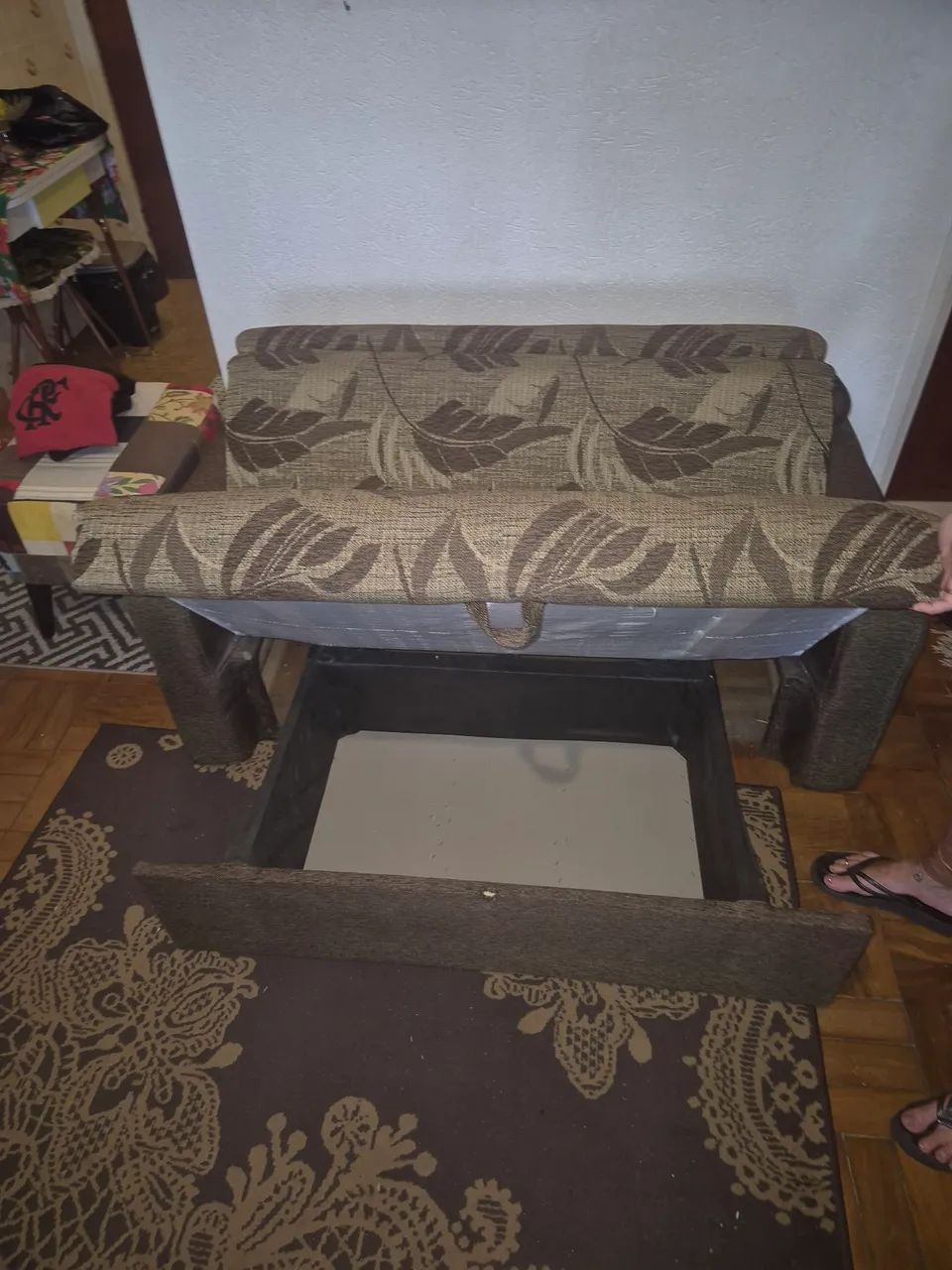 SOFÁ CAMA COM BAU - Foto 4