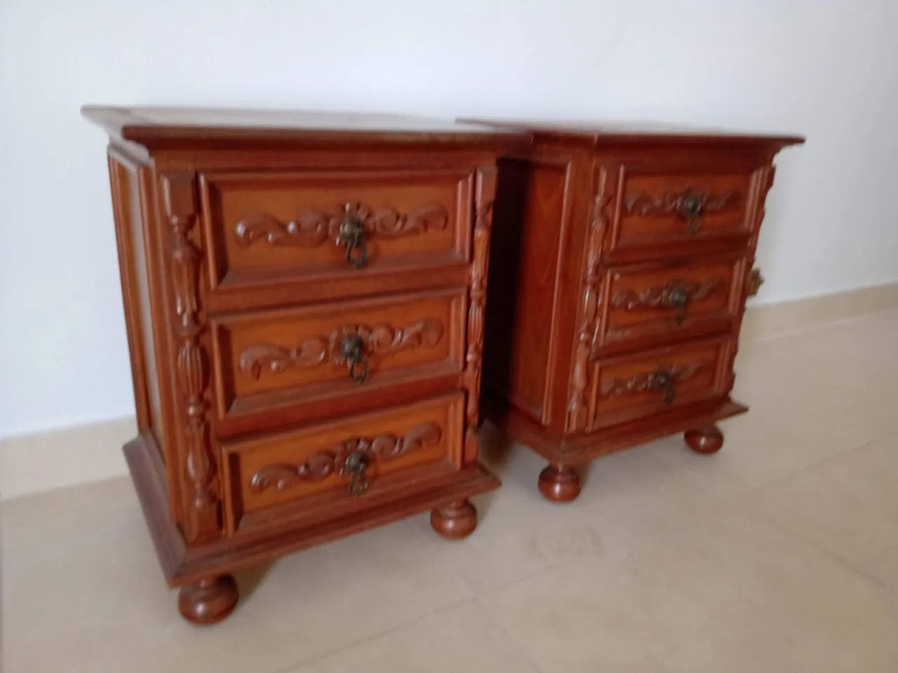 Cama de casal em cerejeira - Foto 5
