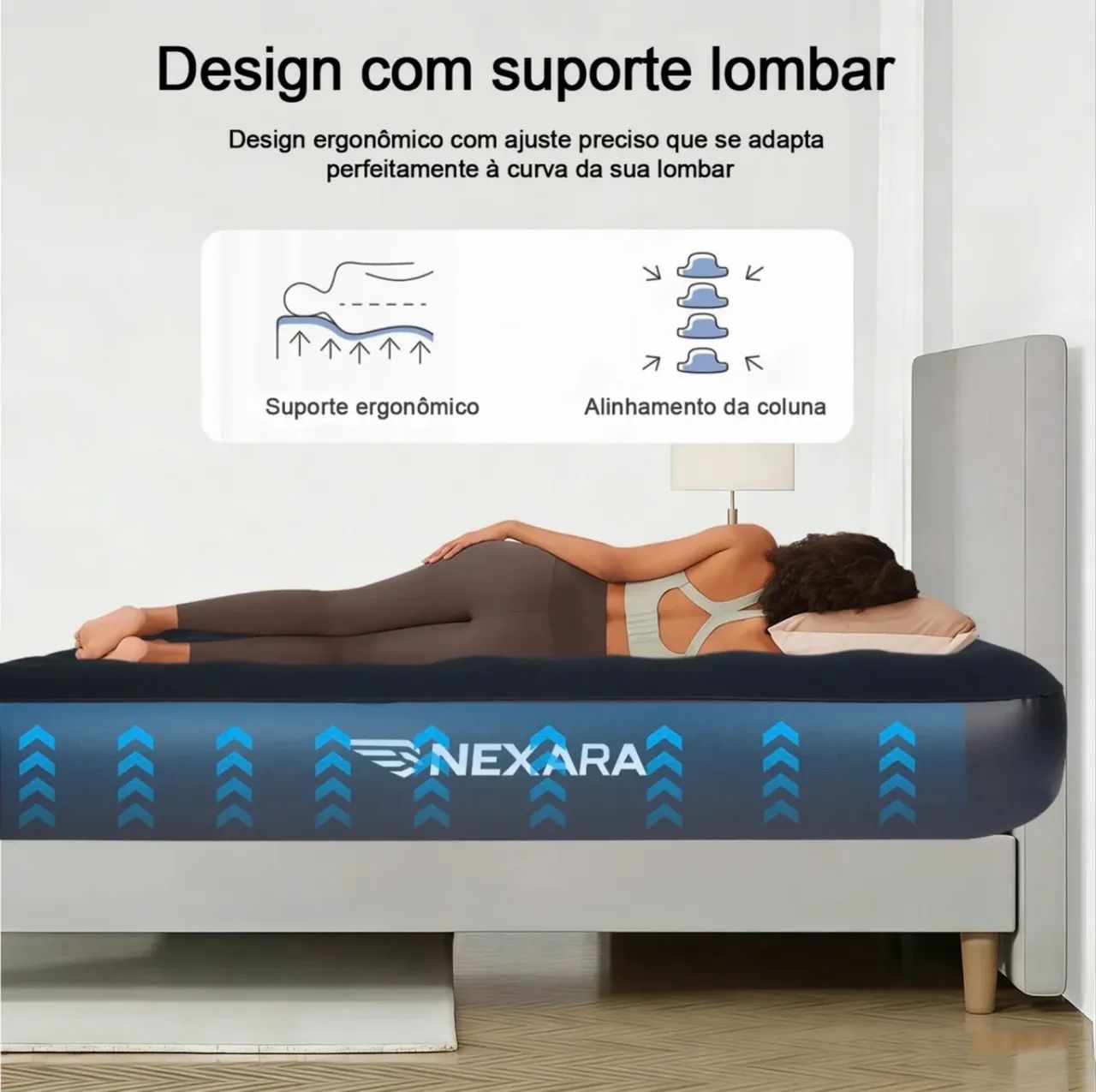 Colchão Inflável de Casal Automático  - Foto 5