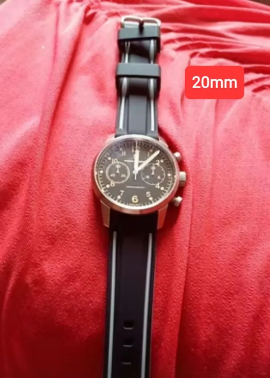 Pulseira de silicone universal de 20mm - Foto 5