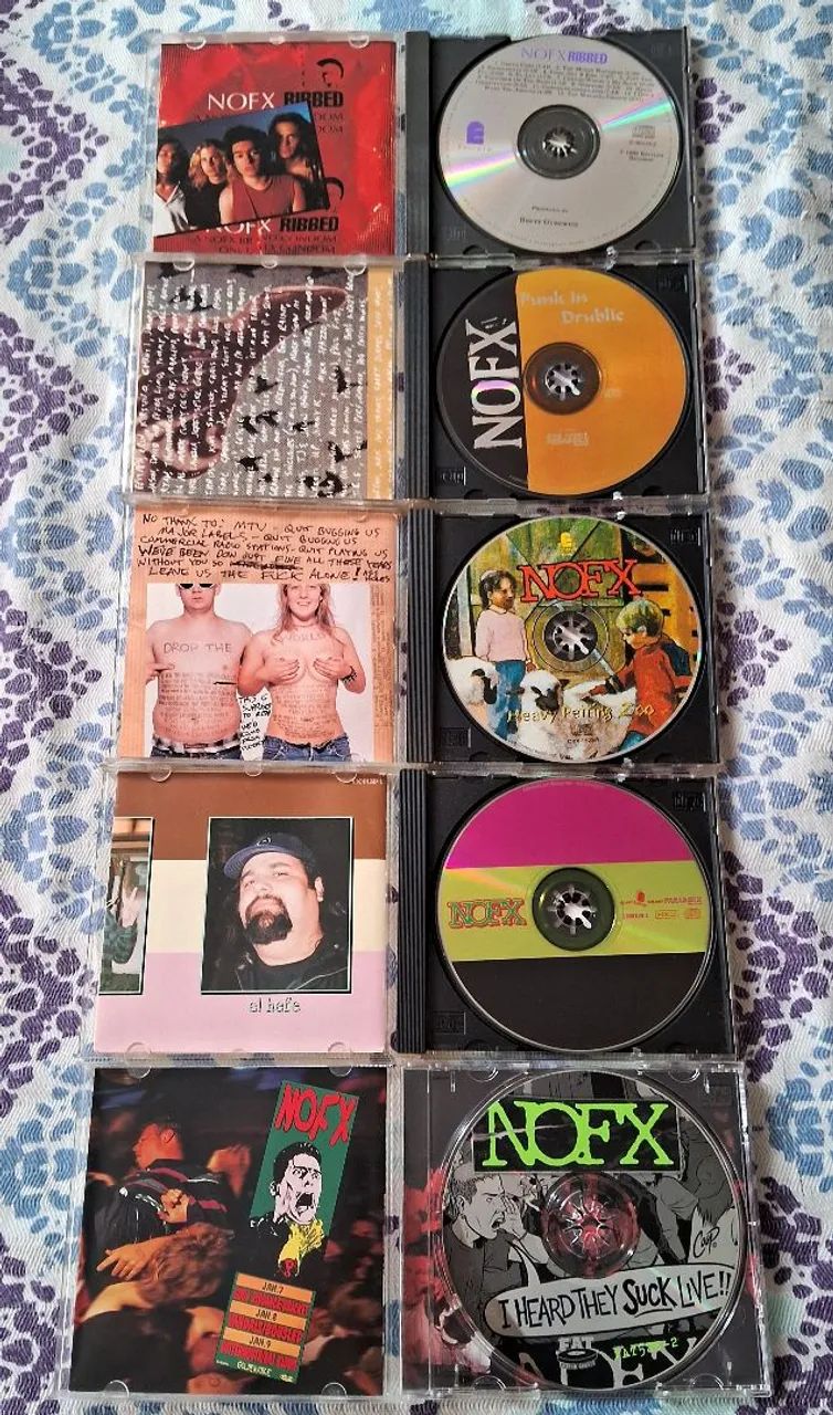 Raridade CDs banda Nofx surf skate - Foto 3