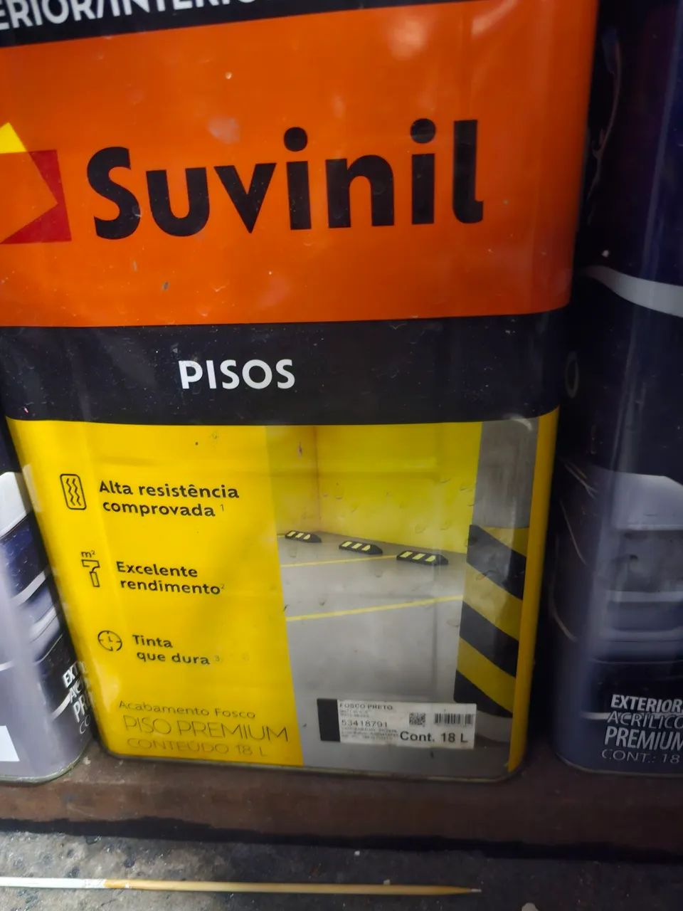 Suvinil cinza elefante areia e  piso preto 299,99 cada  - Foto 3