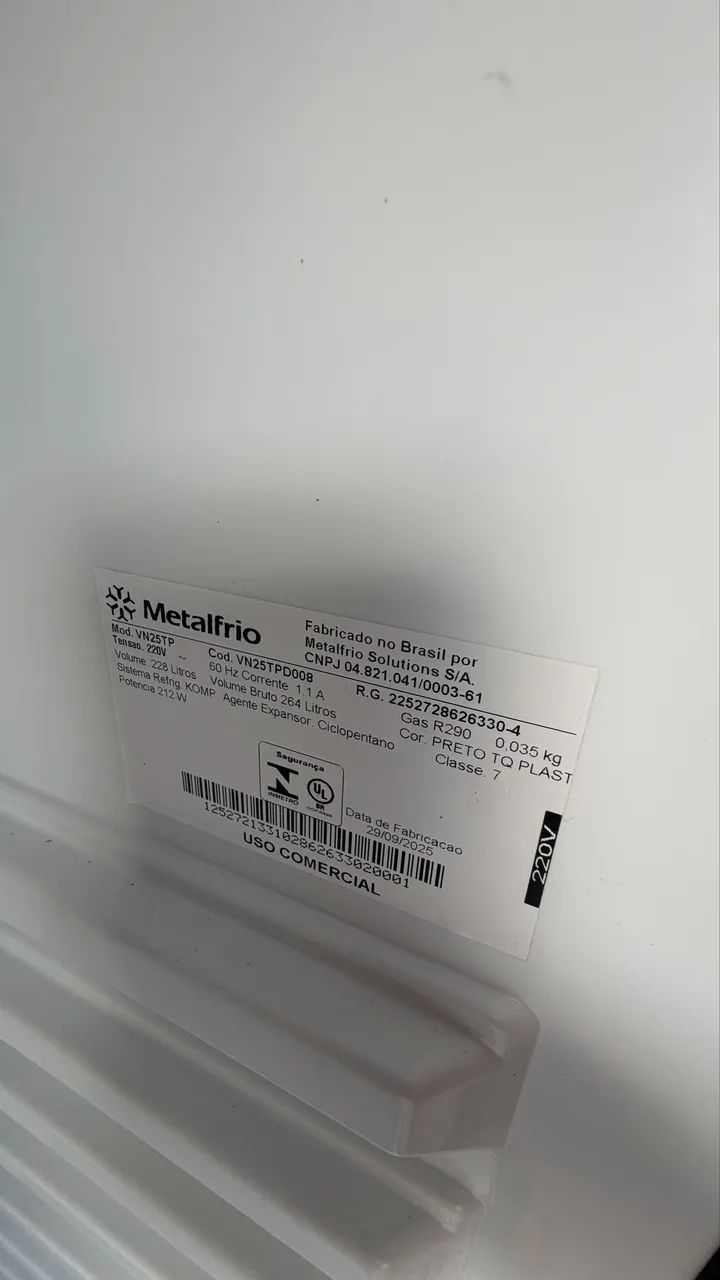 savilerowページ Cervejeira Metalfrio 264 litros 220v zerado - Geladeiras e