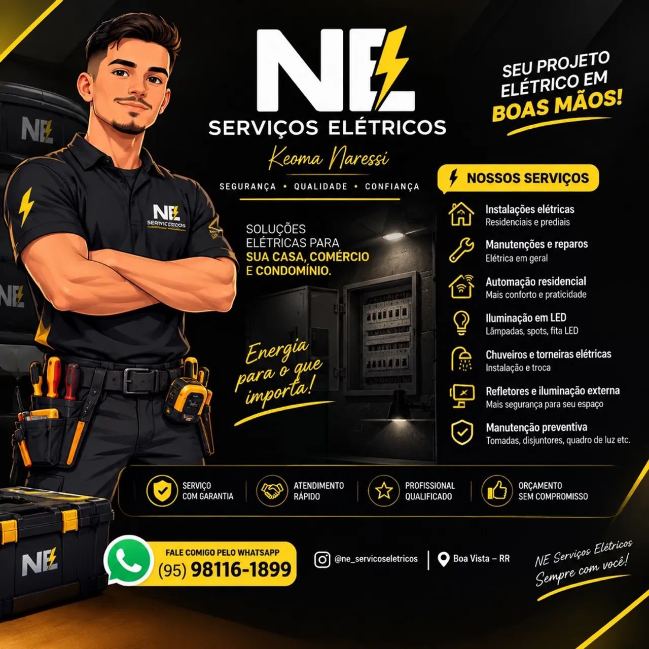 Eletricista em Boa Vista 