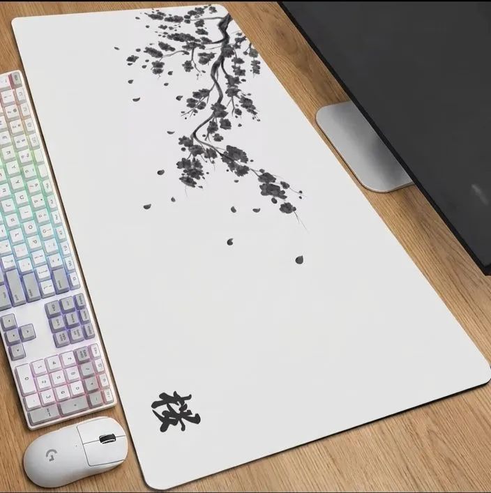 Mousepad XXL -BRANCO-Sakura (NOVO)