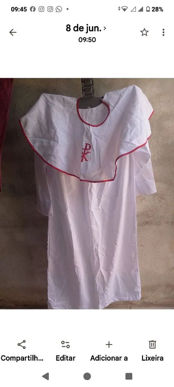 Roupa eucaristia  - Foto 2