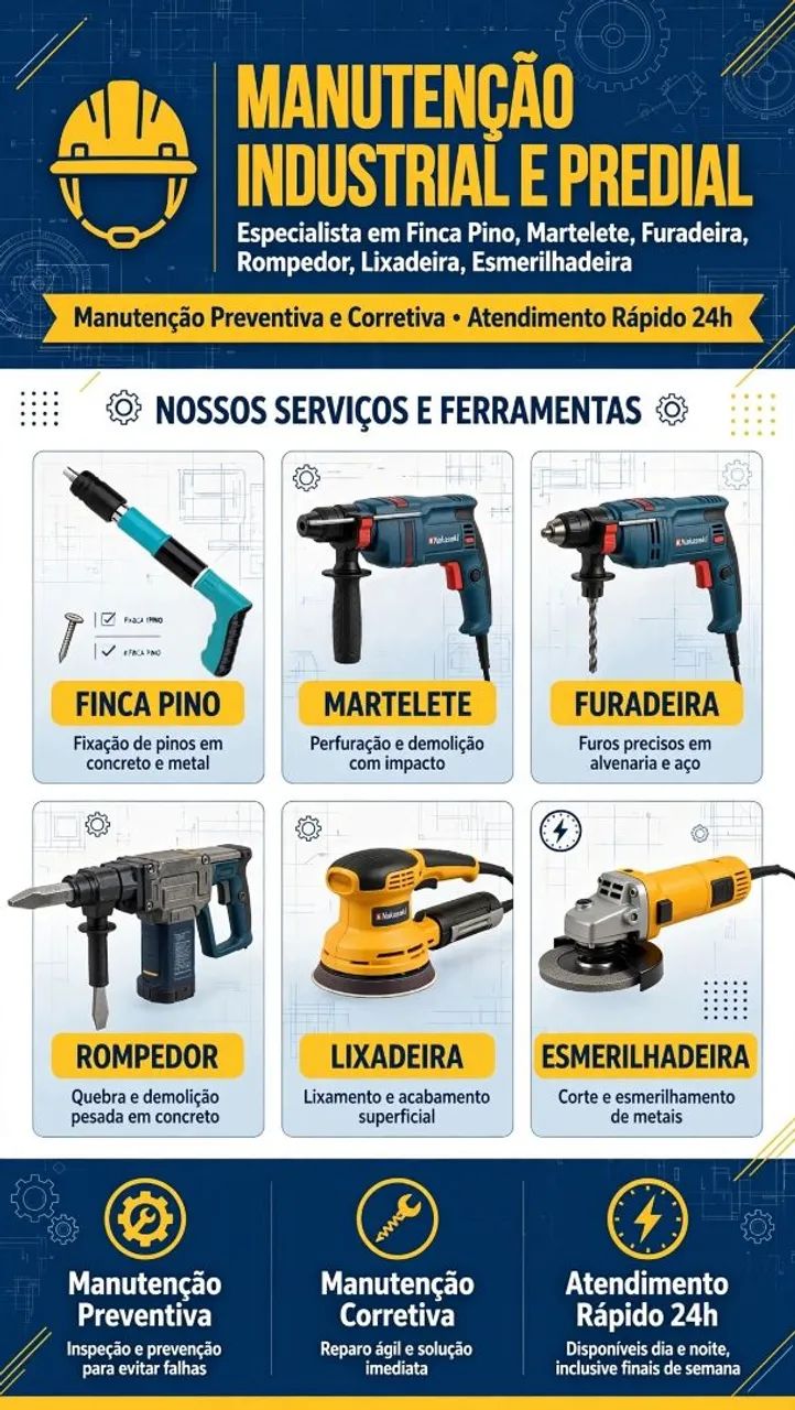 Manutenção em equipamentos 