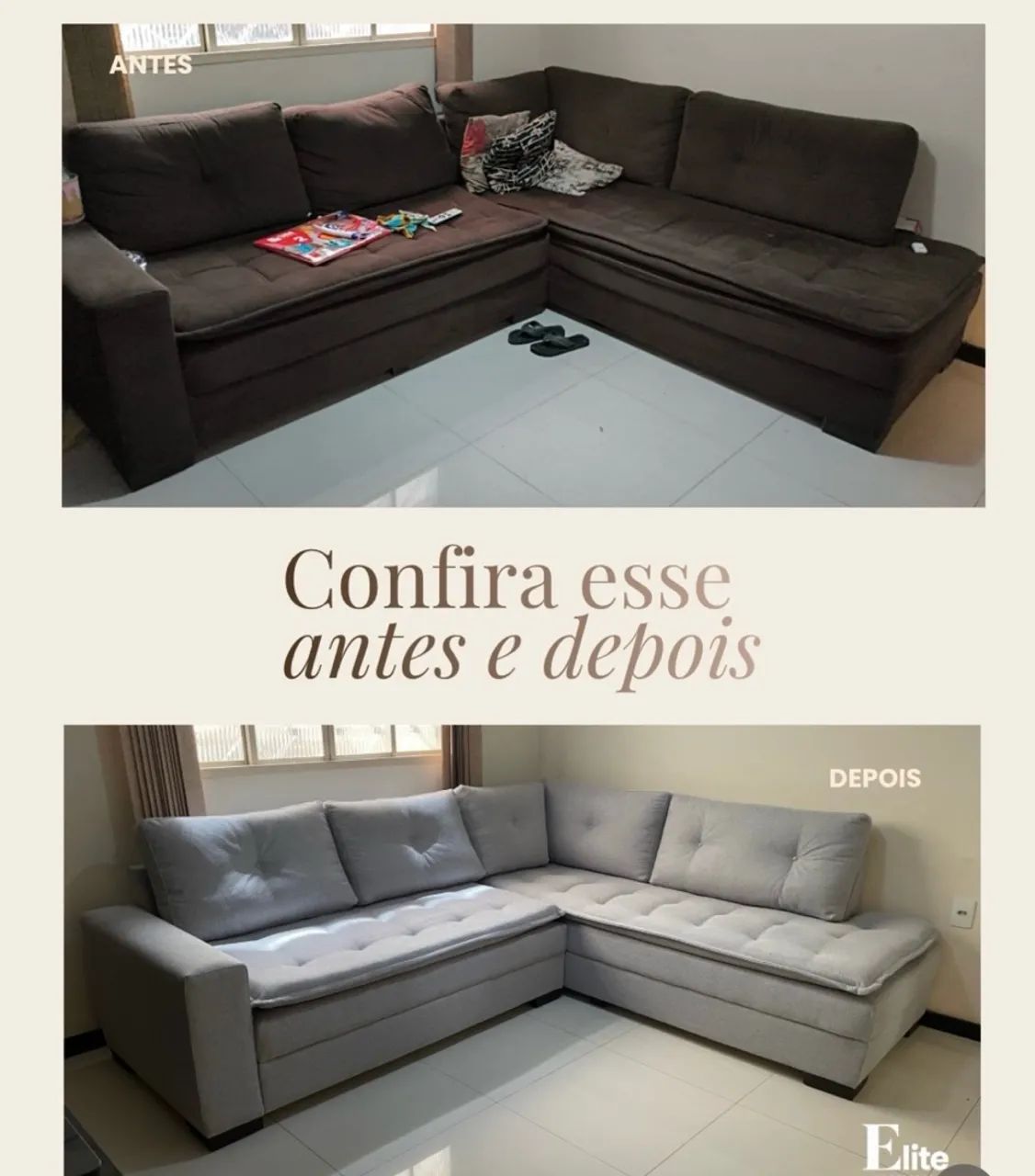REFORMA DE SOFÁS, POLTRONAS E CADEIRAS | ELITE ESTOFADOS