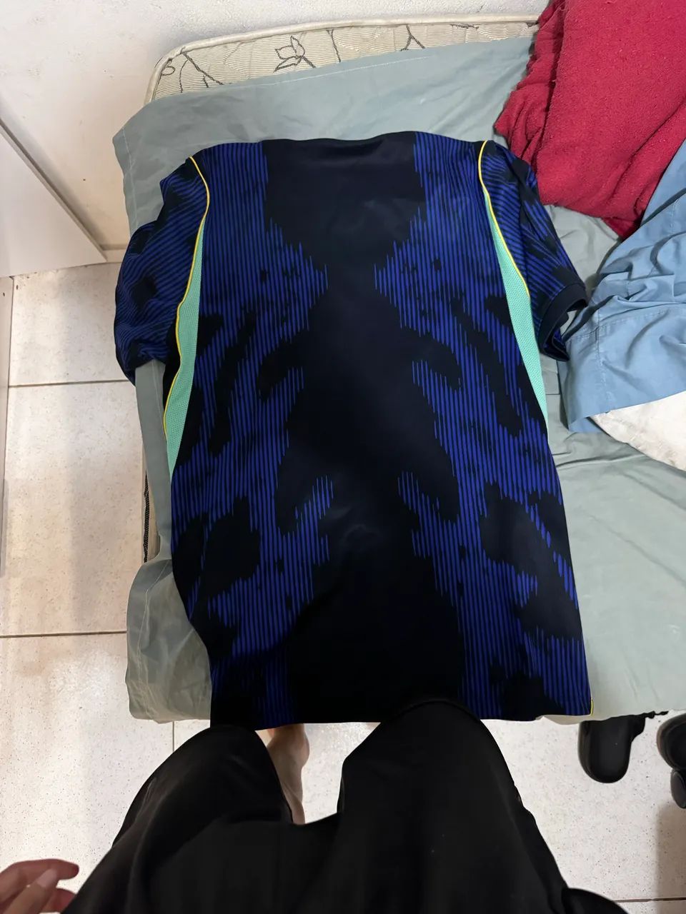 camisa brasil azul - Foto 2