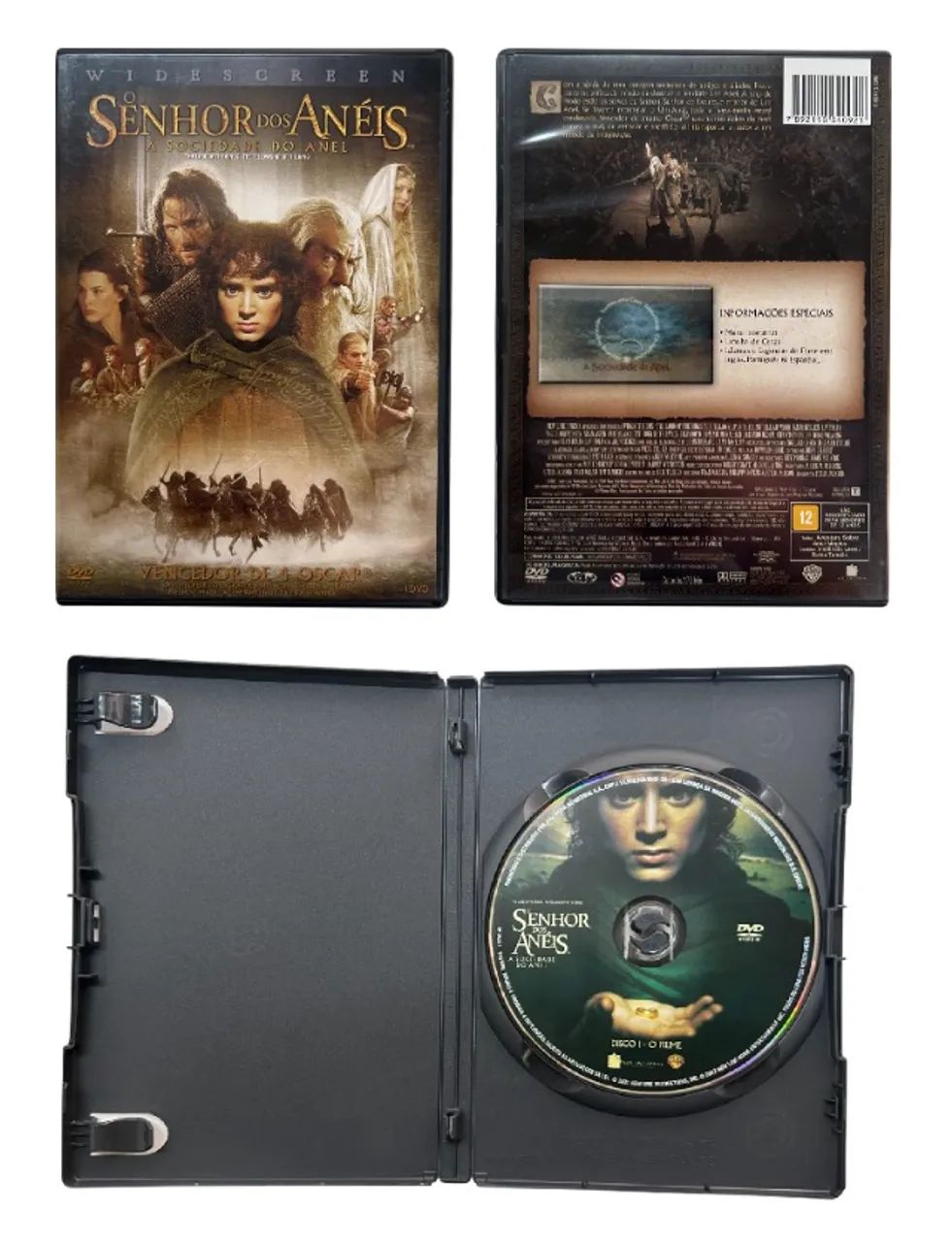 O Senhor Dos Anéis: A Trilogia Do Filme (DVD box) - Foto 4