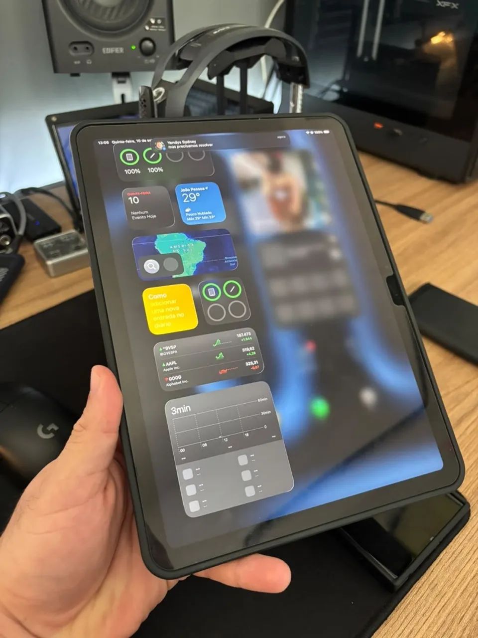 OPORTUNIDADE! IPAD AIR CHIP M2 128GB - Foto 5