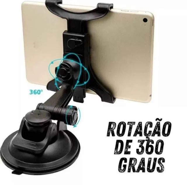 Suporte para Tablet Universal 360 Graus - Veículo/Mesa - Foto 4