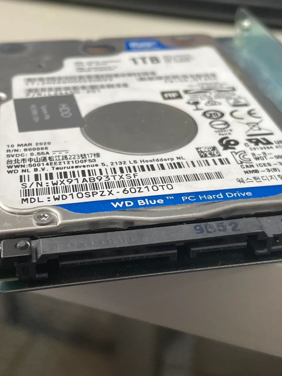 HD Interno Notebook 1TB Western Digital Blue - Foto 3