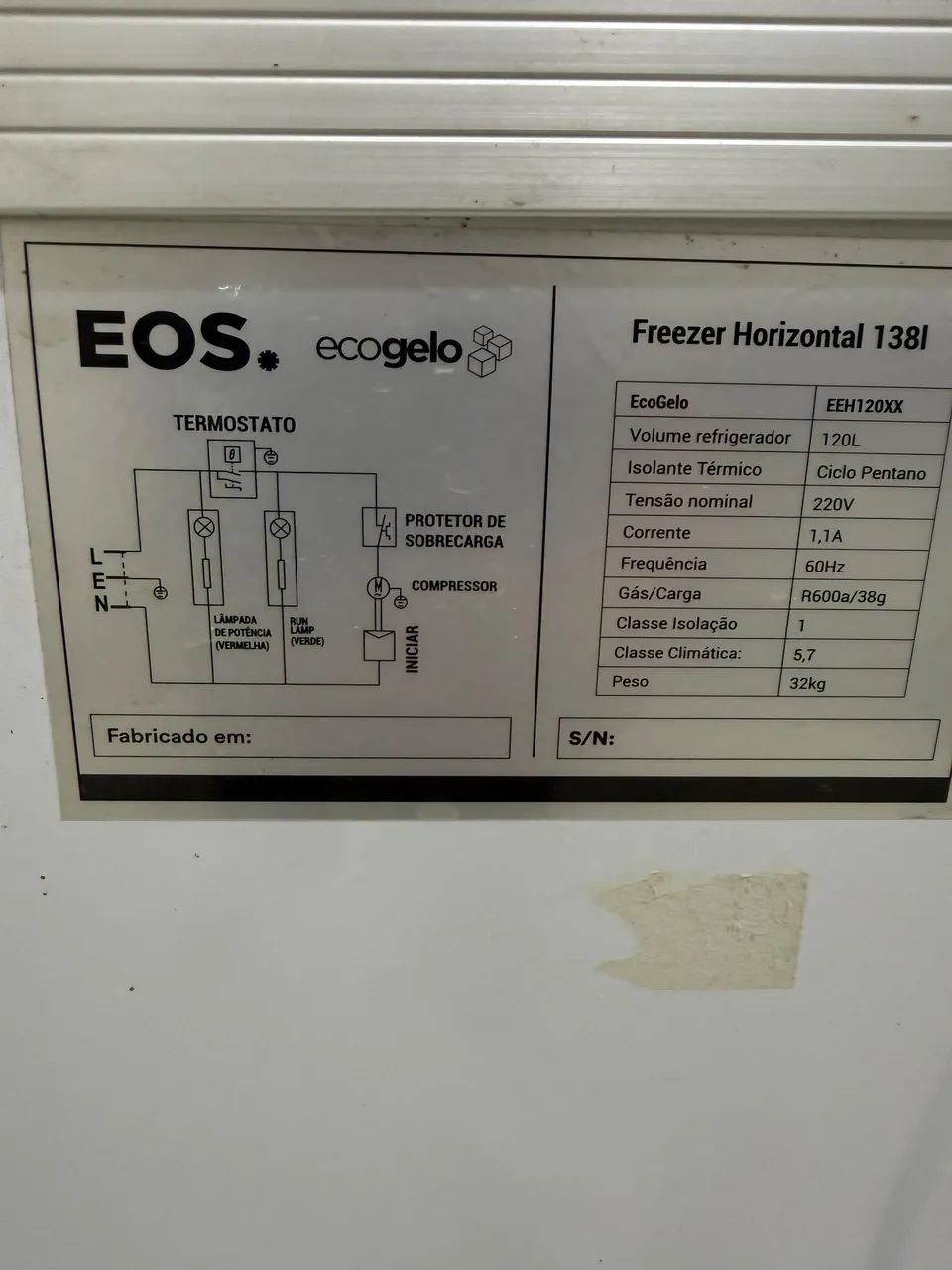 Vendo Freezer 120L Tampa de Vidro - Geladeiras e Freezers - São