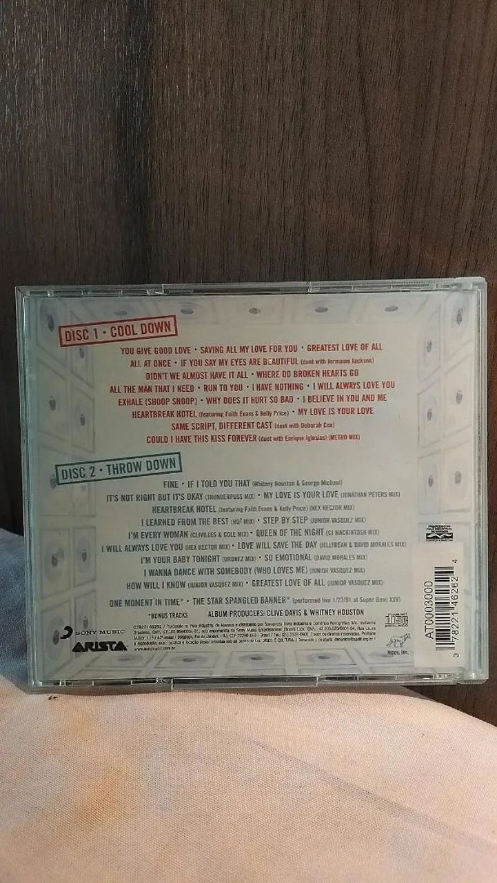 CD Whitney Houston The Greatest Hits (duplo) - Foto 2