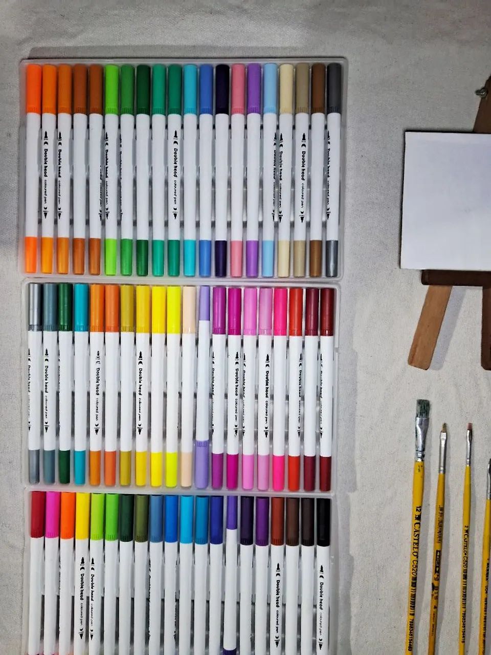 Kit 110 itens material de ilustração e pintura - Foto 5