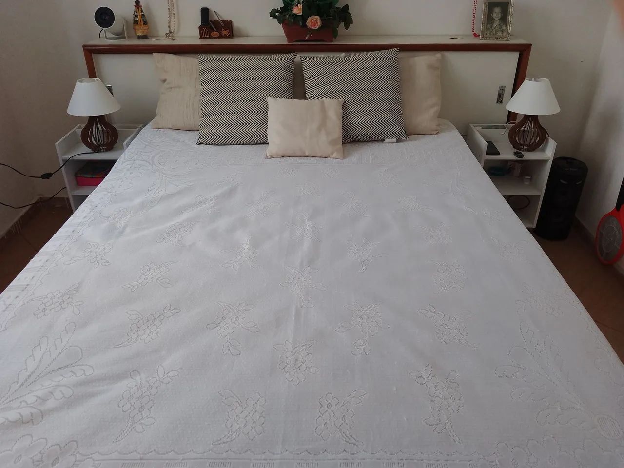 Cama Casal Baú com Cabeceira