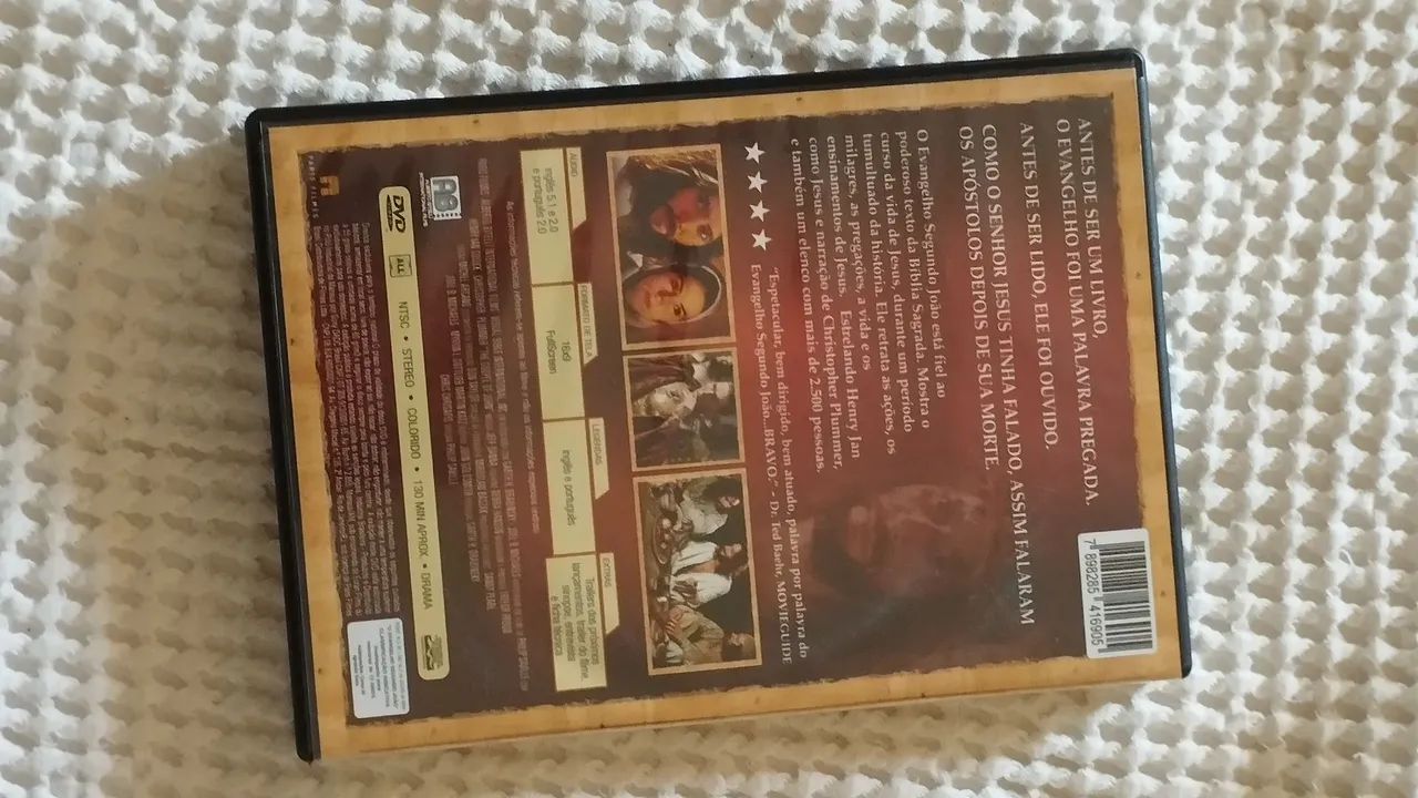 DVD original do filme "O evangelho segundo João" - Foto 2